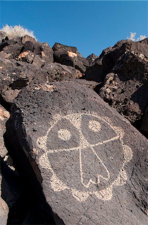 stone - Petroglyph National Monument, New Mexico, United States of America, North America Stock Photo - Rights-Managed, Code: 841-06806819