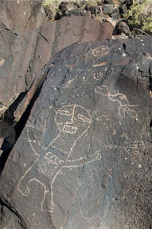 simsearch:841-06807195,k - Petroglyph National Monument, New Mexico, United States of America, North America Foto de stock - Direito Controlado, Número: 841-06806824