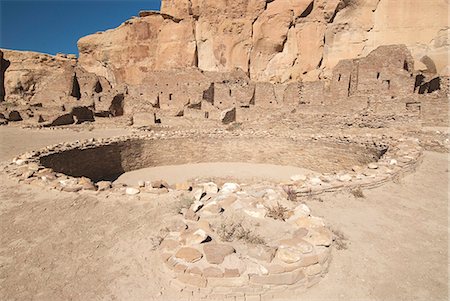 Chaco Culture National Historical Park, UNESCO World Heritage Site, New Mexico, United States of America, North America Stock Photo - Rights-Managed, Code: 841-06806866