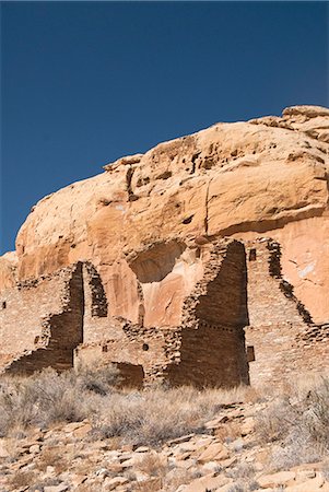 Chaco Culture National Historical Park, UNESCO World Heritage Site, New Mexico, United States of America, North America Foto de stock - Con derechos protegidos, Código: 841-06806860