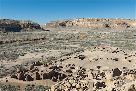 Chaco Culture National Historical Park, UNESCO World Heritage Site, New Mexico, United States of America, North America Foto de stock - Con derechos protegidos, Código: 841-06806876