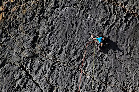 simsearch:841-03675371,k - A climber scaling cliffs at Lower Sharpnose Point, near Bude, Cornwall, England, United Kingdom, Europe Fotografie stock - Rights-Managed, Codice: 841-06806920