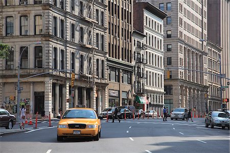Street scene, Tribeca, Manhattan, New York City, United States of America, North America Stock Photo - Rights-Managed, Code: 841-06806975