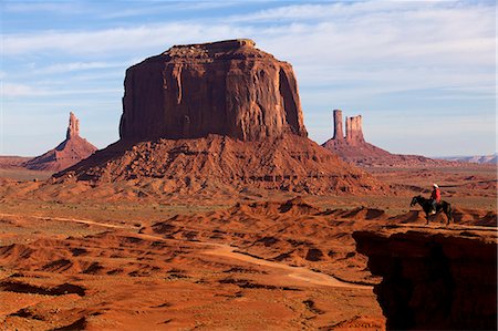 reserva indígena navajo - Adrian, last cowboy of Monument Valley, Utah, United States of America, North America Foto de stock - Con derechos protegidos, Código: 841-06807049