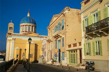 Ermoupoli (Khora), Syros Island, Cyclades, Greek Islands, Greece, Europe Stock Photo - Rights-Managed, Code: 841-06807592