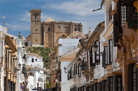 española - Renaissance houses and 16th century La Colegiata, Osuna, Andalucia, Spain, Europe Foto de stock - Con derechos protegidos, Código: 841-06807740