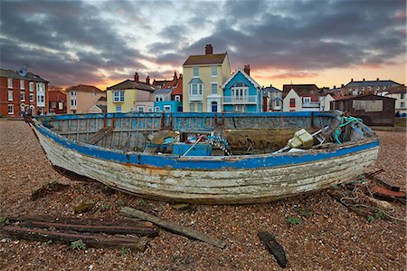 placing - Old fishing boat on beach, Aldeburgh, Suffolk, England, United Kingdom, Europe Stock Photo - Rights-Managed, Code: 841-06807767