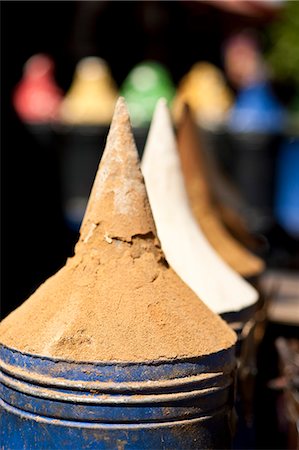 eistüte - Spices in Market, Marrakesh Medina, Marrakesh, Morocco, North Africa, Africa Stockbilder - Lizenzpflichtiges, Bildnummer: 841-06807776