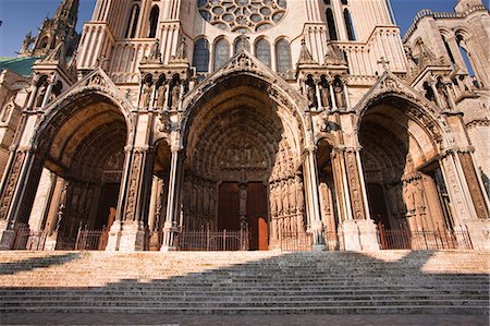 simsearch:841-06807870,k - The southern portal of Chartres Cathedral, UNESCO World Heritage Site, Chartres, Eure-et-Loir, Centre, France, Europe Photographie de stock - Rights-Managed, Code: 841-06807867