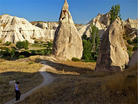 Fairy Chimneys, Cavusin, Cappadocia, Anatolia, Turkey, Asia Minor, Eurasia Photographie de stock - Rights-Managed, Code: 841-06807955