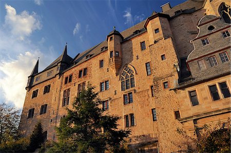 simsearch:841-07355267,k - Landgrave castle, University Museum of Cultural History, in sunset light, Marburg, Hesse, Germany, Europe Photographie de stock - Rights-Managed, Code: 841-06808048