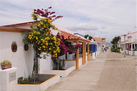 portugal village - Main street of fishermen's village on Culatra island, Parque Natural da Ria Formosa, near Olhao, Algarve, Portugal, Europe Stock Photo - Rights-Managed, Code: 841-06808123