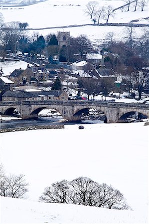 simsearch:841-08421327,k - Burnsall in winter, Wharfedale, Yorkshire, England, United Kingdom, Europe Fotografie stock - Rights-Managed, Codice: 841-07084075