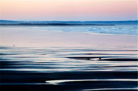 fife - The West Sands at dusk, St Andrews, Fife, Scotland, United Kingdom, Europe Foto de stock - Con derechos protegidos, Código: 841-07084078