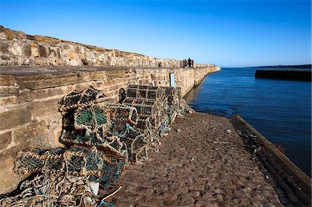 The Harbour at St. Andrews, Fife, Scotland, United Kingdom, Europe Foto de stock - Direito Controlado, Número: 841-07084084