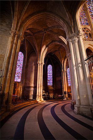 Chapels inside Saint Gatien cathedral, Tours, Indre-et-Loire, Centre, France, Europe Stock Photo - Rights-Managed, Code: 841-07084233