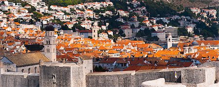 simsearch:841-06031167,k - Franciscan Monastery, Dominican Monastery and Dubrovnik City Bell Tower, UNESCO World Heritage Site, from Fort Lovrijenac, Dubrovnik, Dalmatian Coast, Croatia, Europe Foto de stock - Direito Controlado, Número: 841-07080523