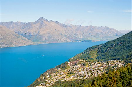 simsearch:841-07080586,k - Queenstown, Lake Wakatipu and the Remarkables Mountains, Otago, South Island, New Zealand, Pacific Foto de stock - Con derechos protegidos, Código: 841-07080546