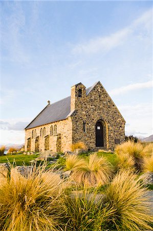 Church of the Good Shepherd, Lake Tekapo, Canterbury, South Island New Zealand, Pacific Foto de stock - Con derechos protegidos, Código: 841-07080563