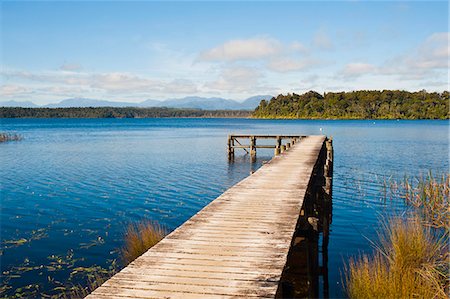 simsearch:841-02921134,k - Pier at Lake Mahinapua, West Coast, South Island, New Zealand, Pacific Stock Photo - Rights-Managed, Code: 841-07080621