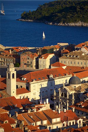 simsearch:841-07083474,k - View over city, Dubrovnik, UNESCO World Heritage Site, Croatia, Europe Stockbilder - Lizenzpflichtiges, Bildnummer: 841-07081000