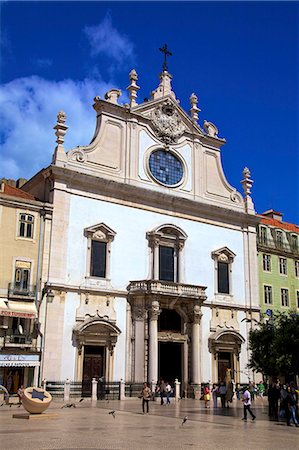 portugal culture - St. Dominic's Church, Lisbon, Portugal, South West Europe Stock Photo - Rights-Managed, Code: 841-07081053