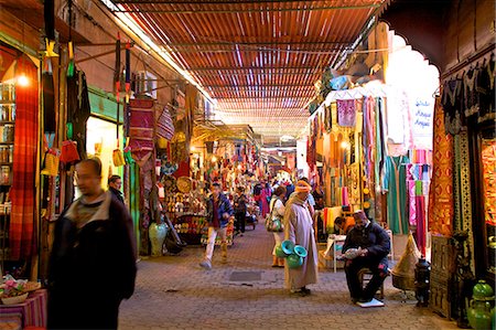 Souk, Marrakech, Morocco, North Africa, Africa Stock Photo - Rights-Managed, Code: 841-07081095