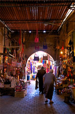 souvenir - Souk, Marrakech, Morocco, North Africa, Africa Foto de stock - Con derechos protegidos, Código: 841-07081096