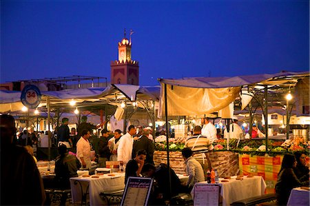 The Night Market, Jemaa El Fna Square, Marrakech, Morocco, North Africa, Africa Stock Photo - Rights-Managed, Code: 841-07081115