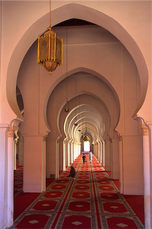 Interior of Koutoubia Mosque, Marrakech, Morocco, North Africa, Africa Photographie de stock - Rights-Managed, Code: 841-07081111