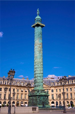 place vendome - Place Vendome, Paris, France, Europe Photographie de stock - Rights-Managed, Code: 841-07081197