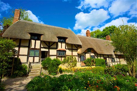 stratford upon avon - Anne Hathaway's Cottage, Shottery, Stratford upon Avon, Warwickshire, England, United Kingdom, Europe Foto de stock - Con derechos protegidos, Código: 841-07081226