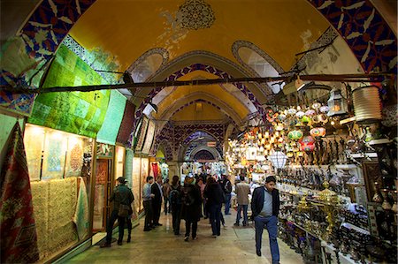 simsearch:841-08059415,k - Grand Bazaar, Istanbul, Turkey, Europe Photographie de stock - Rights-Managed, Code: 841-07081327