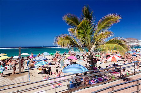 Playa de las Canteras, Las Palmas, Gran Canaria, Canary Islands, Spain, Atlantic, Europe Photographie de stock - Rights-Managed, Code: 841-07081406