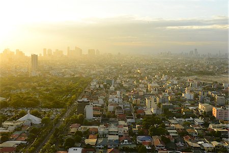 panorama de la ciudad - View of Makati, Metromanila, Manila, Philippines, Southeast Asia, Asia Foto de stock - Con derechos protegidos, Código: 841-07081508