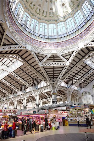 spain valencia - Central Markets, Valencia, Spain, Europe Stock Photo - Rights-Managed, Code: 841-07081914