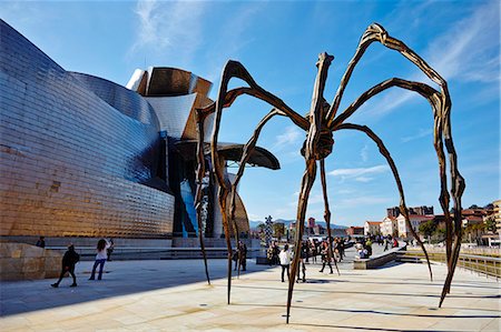 simsearch:841-08031569,k - Guggenheim Museum, Bilbao, Euskadi, Spain, Europe Foto de stock - Con derechos protegidos, Código: 841-07081916