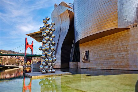 spain traditional building - Guggenheim Museum, Bilbao, Euskadi, Spain, Europe Stock Photo - Rights-Managed, Code: 841-07081917