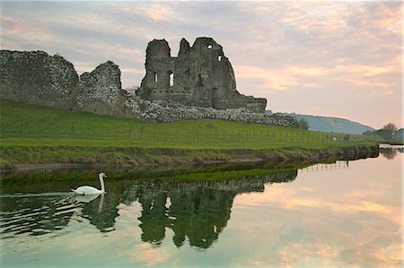 Ogmore Castle, Bridgend, Glamorgan, Wales, United Kingdom, Europe Foto de stock - Con derechos protegidos, Código: 841-07081948