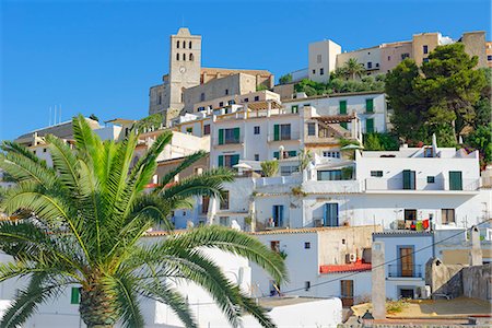 pityusen islands - Ibiza town, Ibiza, Balearic Islands, Spain, Europe Foto de stock - Con derechos protegidos, Código: 841-07081985