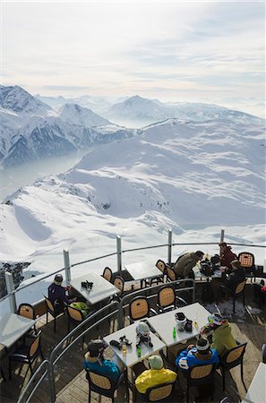 simsearch:841-07081206,k - Brevant restaurant, Chamonix, Haute-Savoie, French Alps, France, Europe Foto de stock - Direito Controlado, Número: 841-07082156