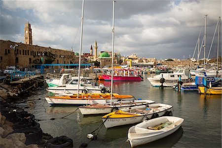 The port at the old city of Akko (Acre), UNESCO World Heritage Site, Israel, Middle East Photographie de stock - Rights-Managed, Code: 841-07082467