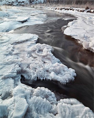 simsearch:841-07082586,k - Frozen San Miguel River, San Miguel County, Colorado, United States of America, North America Foto de stock - Con derechos protegidos, Código: 841-07082503