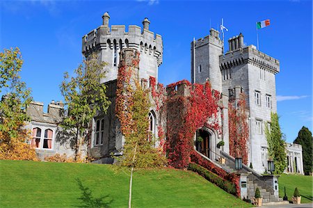 europe, castles - Dromoland Castle, Quinn, County Clare, Munster, Republic of Ireland, Europe Stock Photo - Rights-Managed, Code: 841-07082541