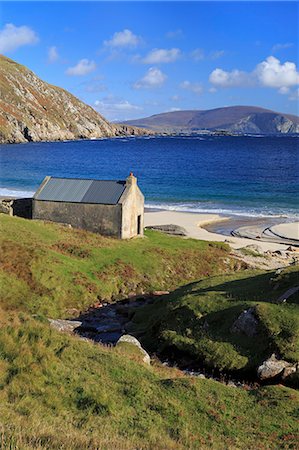 Keem Beach on Achill Island, County Mayo, Connaught (Connacht), Republic of Ireland, Europe Foto de stock - Con derechos protegidos, Código: 841-07082560