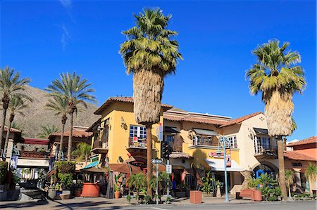 placing - Mercado Plaza on Palm Canyon Drive, Palm Springs, California, United States of America, North America Stock Photo - Rights-Managed, Code: 841-07082583