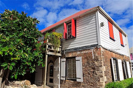 st john's - Store in the Historic Redcliffe Quay District, St. John's, Antigua, Antigua and Barbuda, Leeward Islands, West Indies, Caribbean, Central America Foto de stock - Con derechos protegidos, Código: 841-07082632