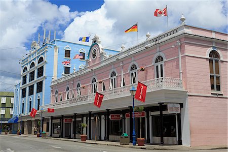 Historic Colonnade Building, Bridgetown, Barbados, West Indies, Caribbean, Central America Foto de stock - Con derechos protegidos, Código: 841-07082645