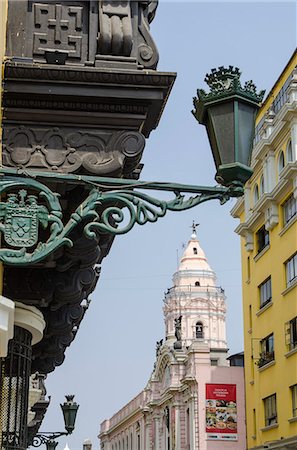 Downtown Lima, Peru, South America Stock Photo - Rights-Managed, Code: 841-07082834