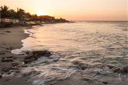 simsearch:841-07082863,k - Sunset on the beach in Mancora, Peru, South America Stockbilder - Lizenzpflichtiges, Bildnummer: 841-07082862